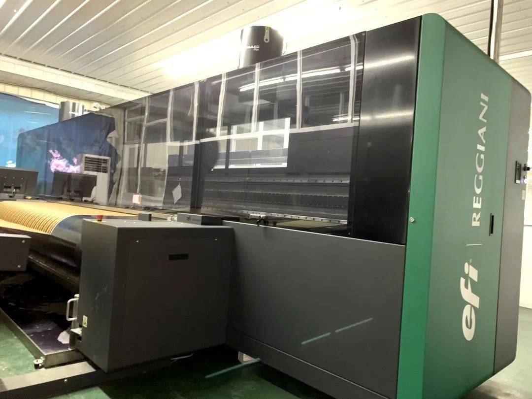 南通新建新上美佳尼12色寬幅印花機，2021年再上9臺數(shù)碼機！